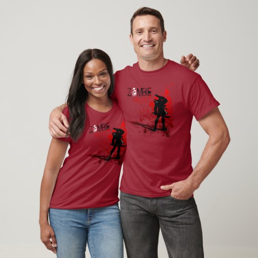 T-shirt Zombie KILLER - éclaboussure de sang (Unisexe)