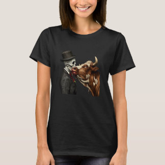 T-shirt Zombie Kisses Cow