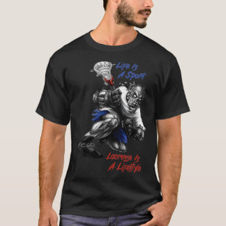 T-shirt Zombie Lacrosse est un mode de vie