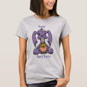 T-shirt Zombie lapin aime les oeufs (Devant)