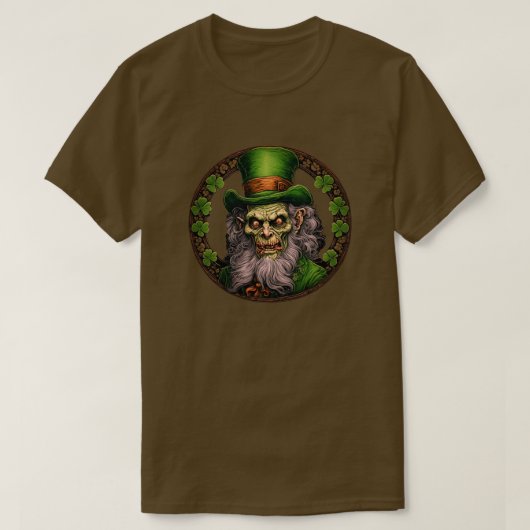 T-shirt Zombie Leprechaun (Design devant)