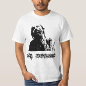 T-shirt Zombie, Marcher la mort, j'ai faim (Devant)