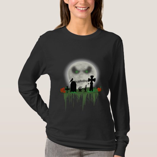 T-shirt Zombie Moon (Devant)