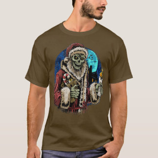 T-shirt Zombie Père Noël drôle Sarcastique mauvais Noël