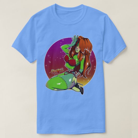 T-shirt Zombie Pin Up Girl (Design devant)