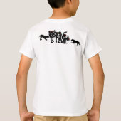 T-shirt Zombie Pit Bull pour enfants (Dos)