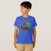 T-shirt Zombie poisson français (Devant entier)