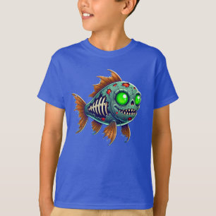 T-shirt Zombie poisson français
