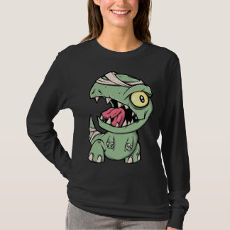T-shirt Zombie Rex Dinosaur  For Boys Mummy Halloween