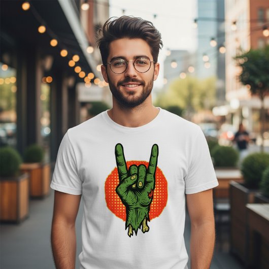 T-shirt Zombie Rock sur la main !