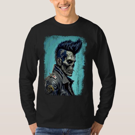 T-shirt Zombie Rock'n'Roll Apocalyptique (Devant)