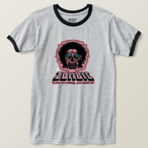 T-shirt ZOMBIE Si vous ne courez pas, vous devriez!