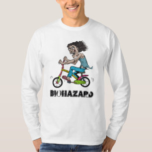 T-shirt Zombie Sur Un Vélo