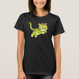 T-shirt Zombie Tiger Halloween Animal Cute Monster Graphic