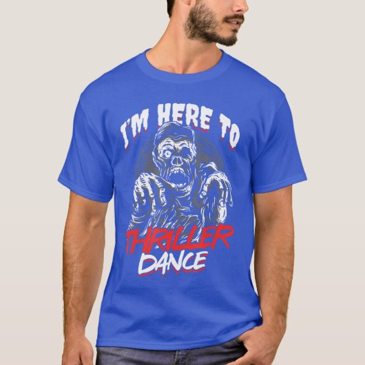 T-shirt Zombie Undead Halloween Thriller Dance Trick Or Tr (Devant)