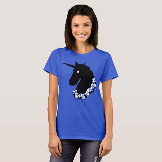 T-shirt Zombie Unicorn (Devant entier)