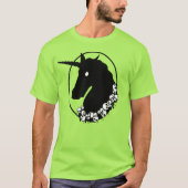 T-shirt Zombie Unicorn (Devant)