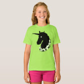 T-shirt Zombie Unicorn (Devant entier)