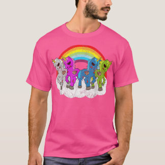 T-shirt Zombie Unicorn Apocalypse Créatures Halloween Zomb