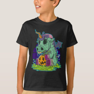 T-shirt Zombie Unicorn Halloween Costume Fantôme-maman