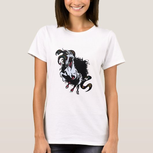 T-shirt Zombie Unicorn Standing (Devant)