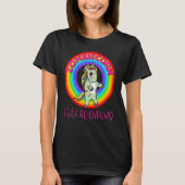 T-shirt Zombie Unicorn Zombiecorn Halloween Rainbow (Devant)