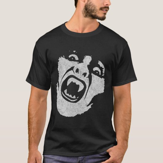 T-shirt Zombie Vampire Chick Retro (Devant)