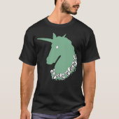 T-shirt Zombie Vert Unicorne (Devant)