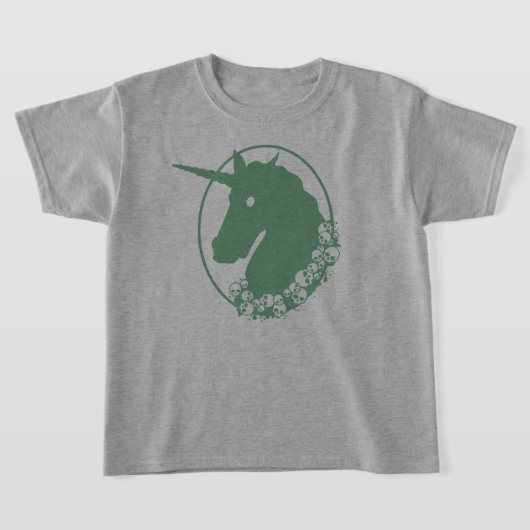 T-shirt Zombie Vert Unicorne (Poser)