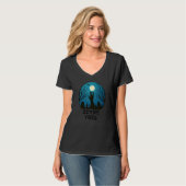 T-shirt Zombie Vibes Moonlit Graveyard  Scary Kids Boys Ad (Devant entier)