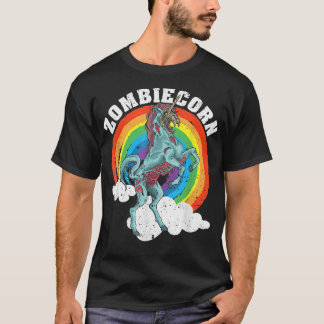 T-shirt Zombiecorn Zombie Unicorn Amateurs Halloween Anima