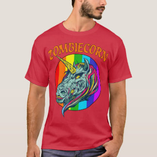 T-shirt Zombiecorn Zombie Unicorn Halloween Costume Rainbo