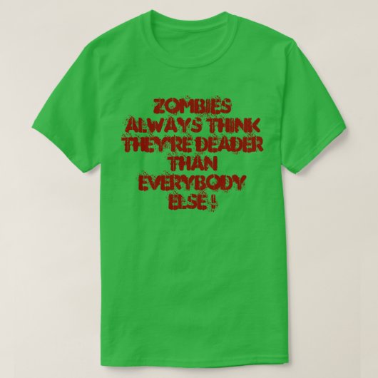T-SHIRT ZOMBIES (Design devant)