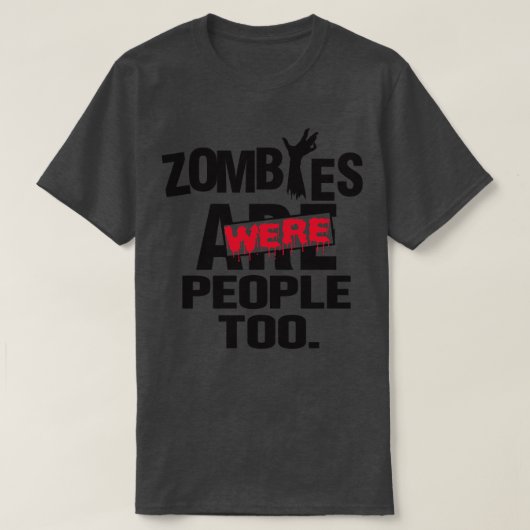 T-shirt Zombies aussi (Design devant)
