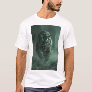 T-shirt Zombies de tigres personnifiés uniques à travers F