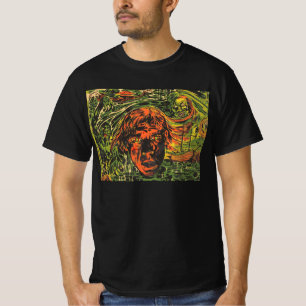 T-shirt Zombies d'Halloween vintage, Art de rue Grafitti
