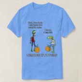 T-shirt Zombies En Automne Éffrayant Zombie Citrouille épi (Design devant)