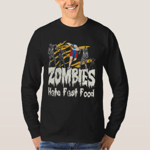 T-shirt Zombies Hate Fast Food I Halloween Running
