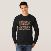 T-shirt Zombies Hate Fast Food Resolution Decisions (Devant entier)
