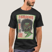 T-shirt ZOMBIES - Magazine Green Boarder (Devant)