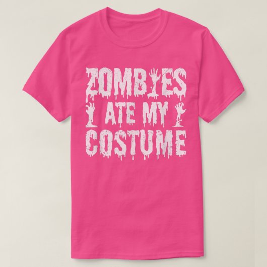 T-shirt Zombies Mange Mon Costume Drôle Halloween Zombie M (Design devant)