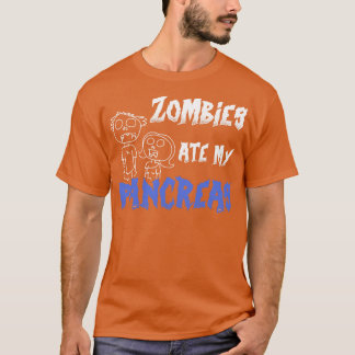 T-shirt Zombies Mangez Mes Pancréas Funny T1D Warrier Funn