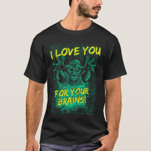 T-shirt Zombies Vous Aimez Pour Votre Cerveau Tee Pour Hom