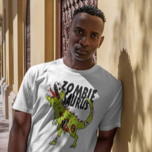 T-shirt Zombiesaurus T Chemise Design