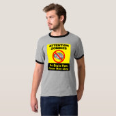 T-shirt Zombis d'attention (Devant entier)