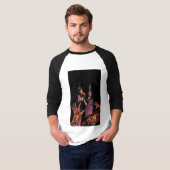 T-shirt Zombis de couverture Jersey de guerres étrangères (Devant entier)