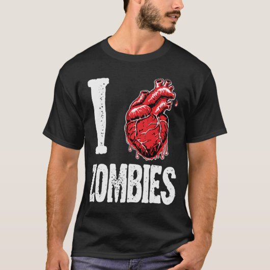 T-shirt Zombis du coeur I (Devant)