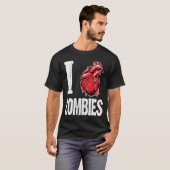 T-shirt Zombis du coeur I (Devant entier)