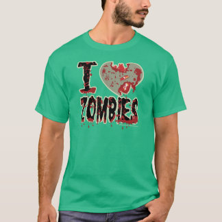 T-shirt zombis du coeur i !