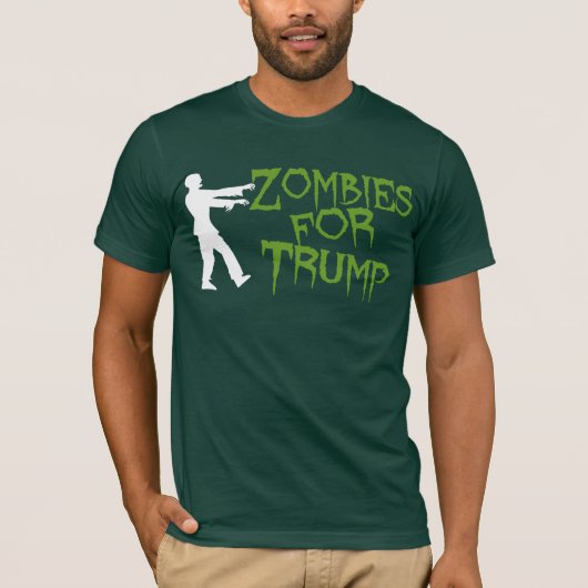 T-shirt Zombis pour l'humour d'atout (Devant)